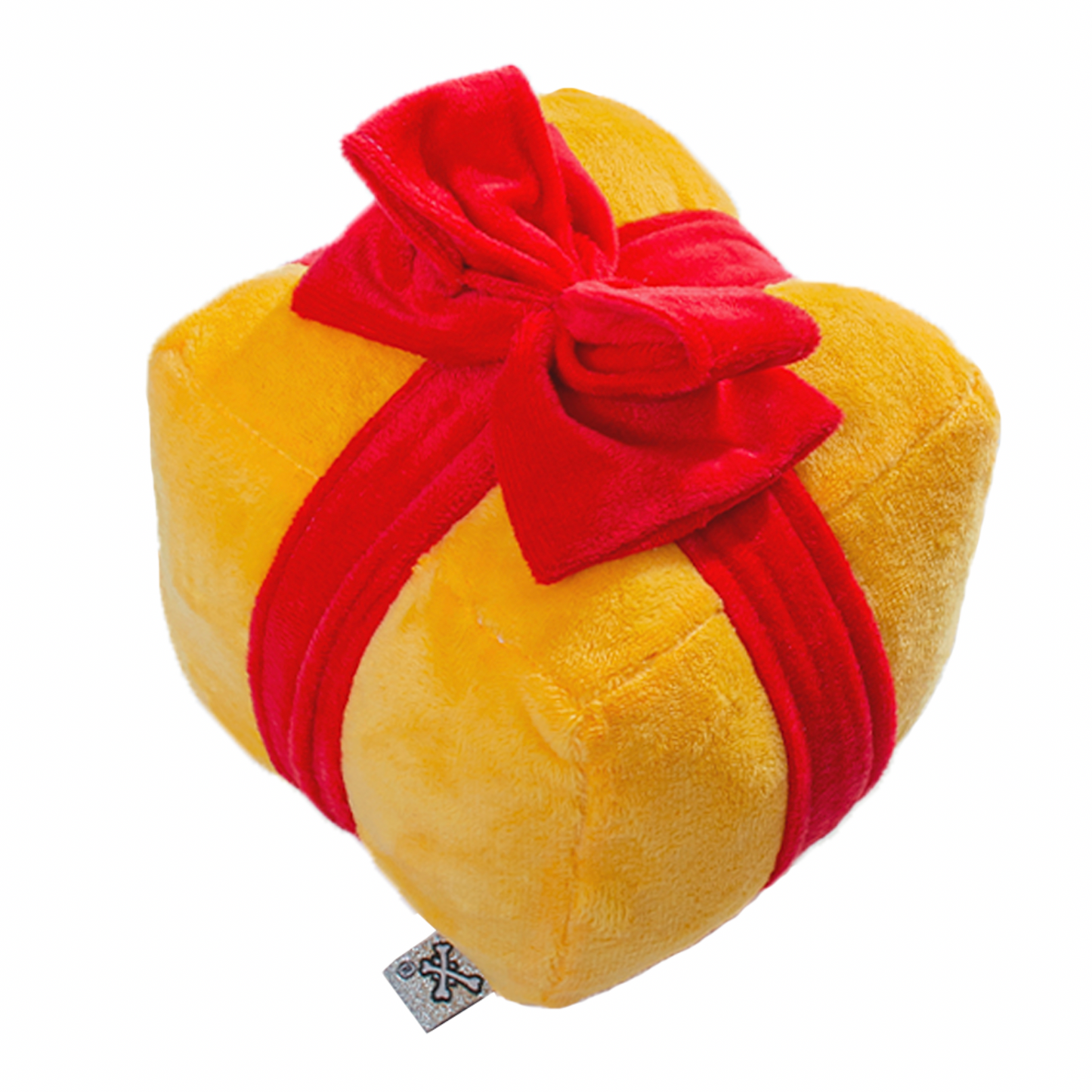 JUGUETE PARA MASCOTA GIFT BOX AMARILLA