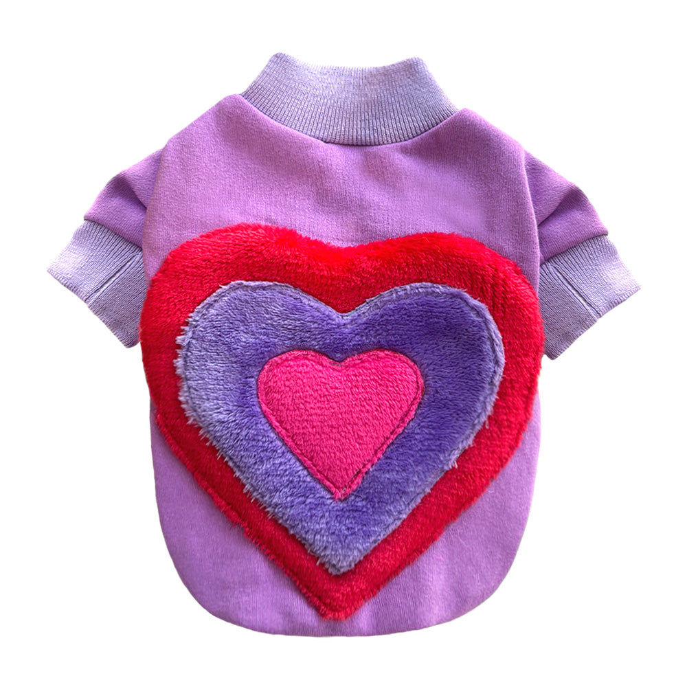 SUDADERA HEART 3D