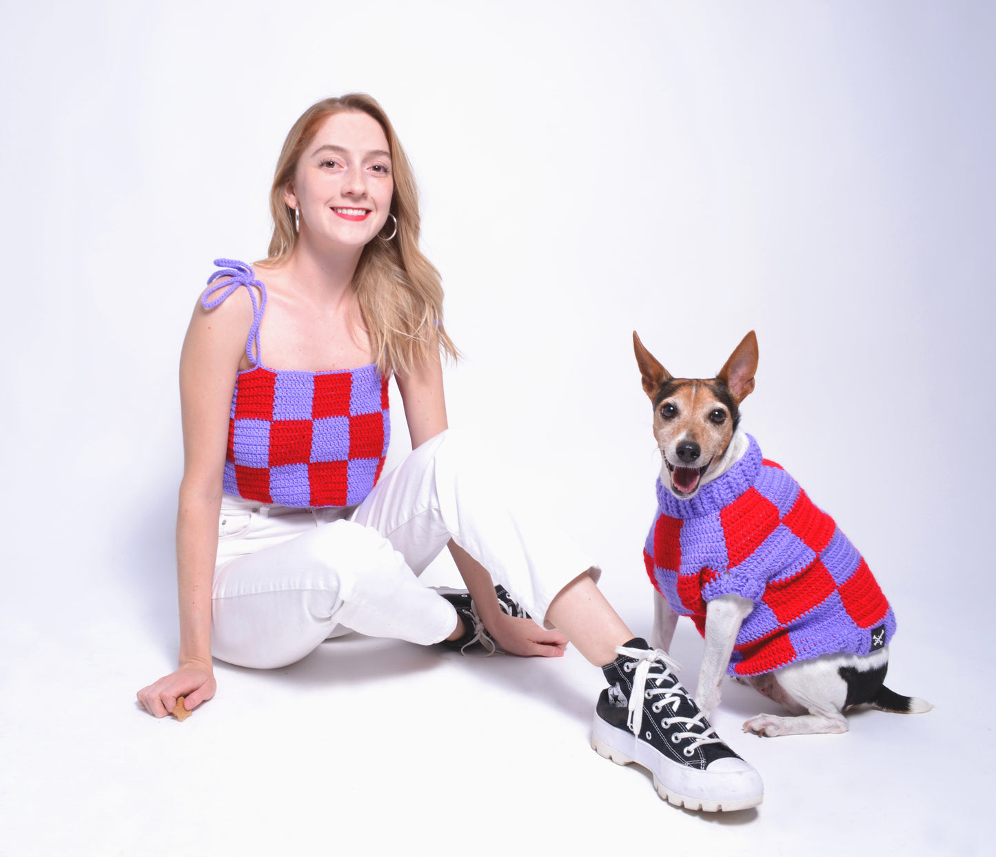 SUÉTER TEJIDO CUADRÍCULA