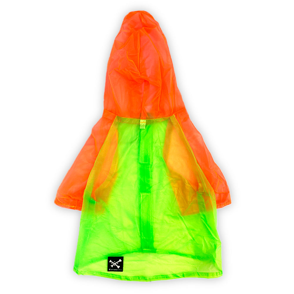 Impermeable verde neón