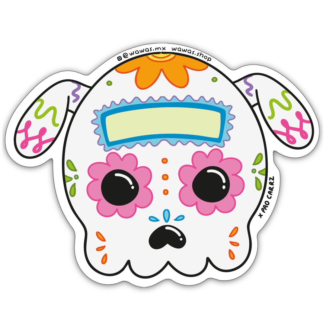 STICKER CALAVERITA DE AZÚCAR