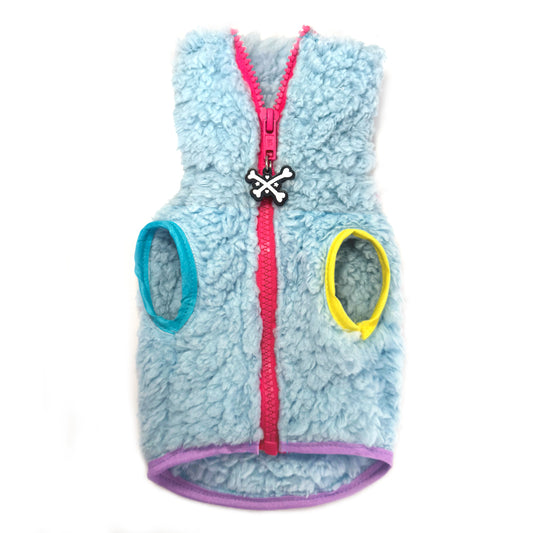 CHALECO PUFFY AZUL
