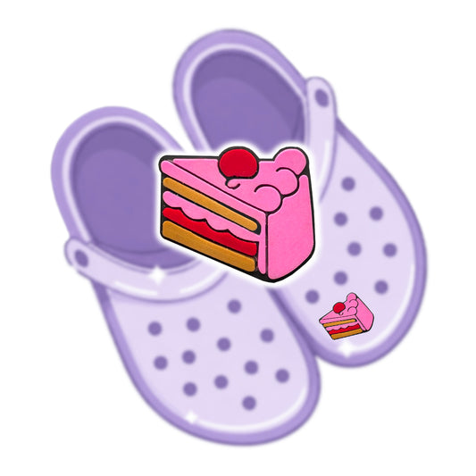 SHOE CHARM STRAWBERRY CAKE