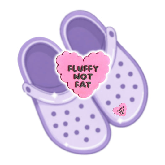 SHOE CHARM CORAZON ROSA