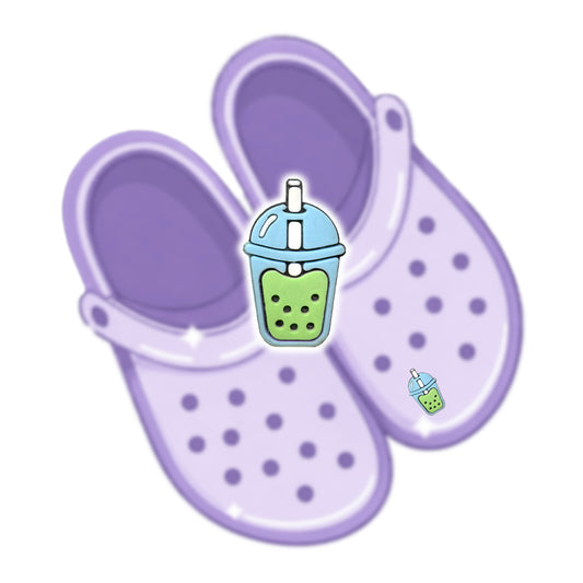SHOE CHARM TAPIOCA MATCHA