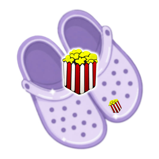 SHOE CHARM POPCORN